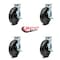 Service Caster 8 Inch Phenolic Swivel Caster Set with Roller Bearings and Brakes SCC-30CS820-PHR-TLB-4 - alternate 5